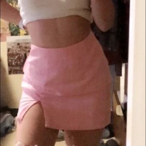 Super cute pink super down skirt